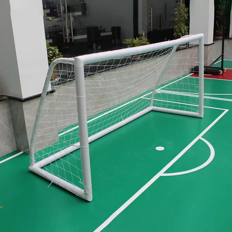 Meistverkauftes 12 * 6 Fuß großes Outdoor-Trainings-Fußballtor mit PVC-Rahmen und PE-Netz