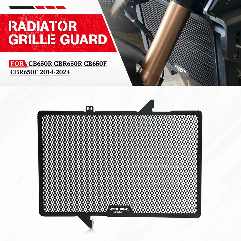 

For Honda CB650R CBR650R CB650F CBR650F 2014-2024 Radiator Grille Guard Protector Cover CB CBR 650R 650F Neo SP Cafe 2023 2022