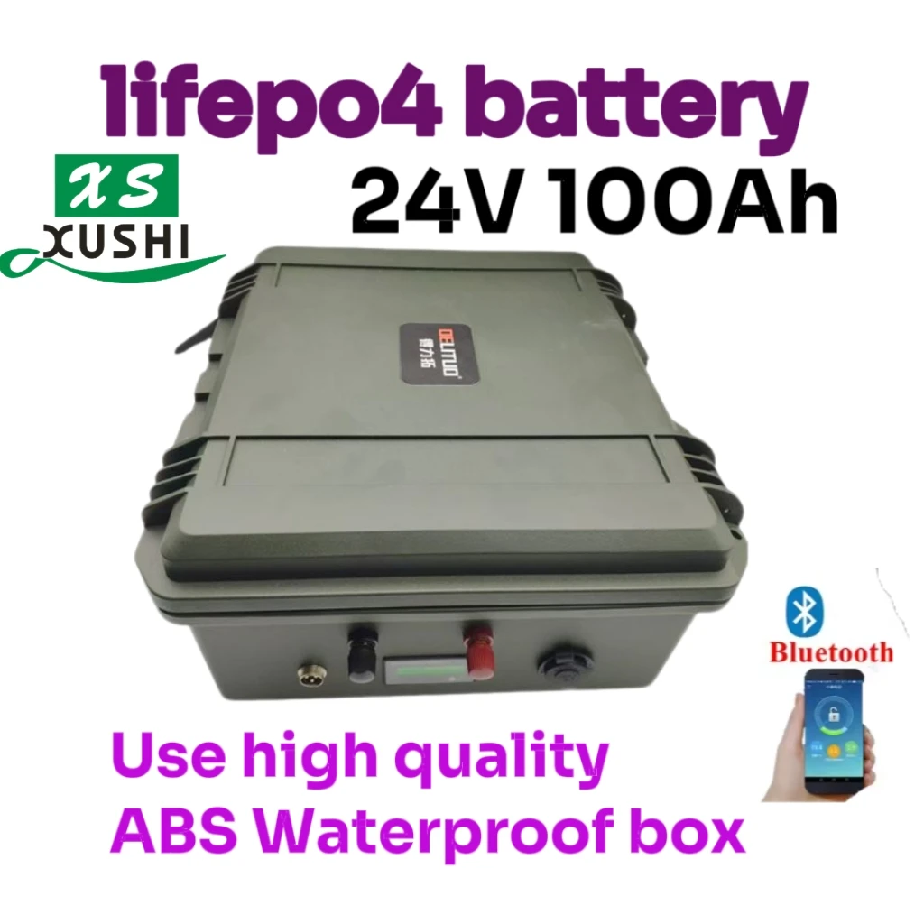 

XS lithium-polymère étanche 24V, 100Ah, avec chargeur 10A, pour vélo de Sicile, compatible avec montres électriques 15