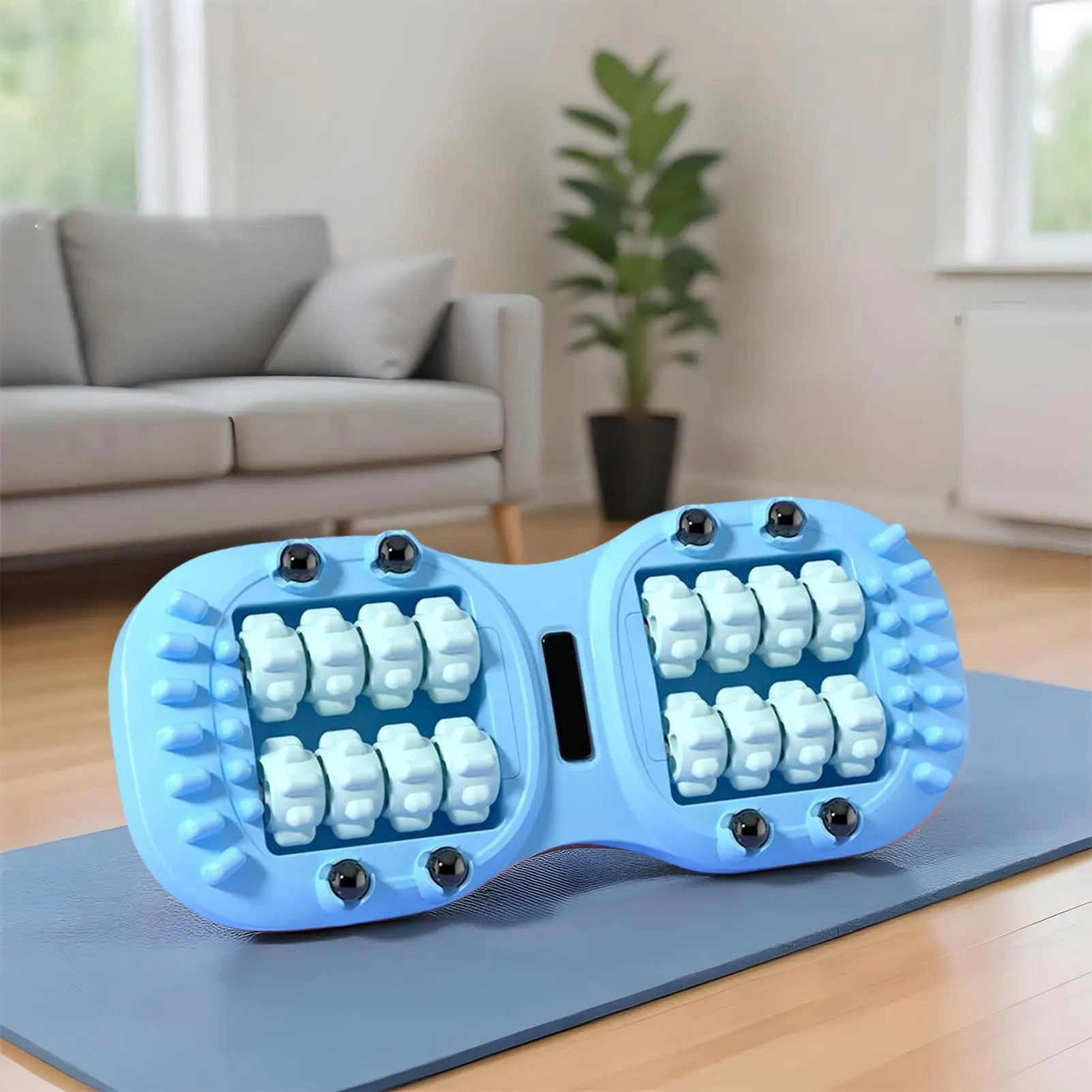 Foot Roller Trigger Point Foot Massager Double Roller Trigger Point Massage Relief For Muscle Legs Back Neck Home Women Men