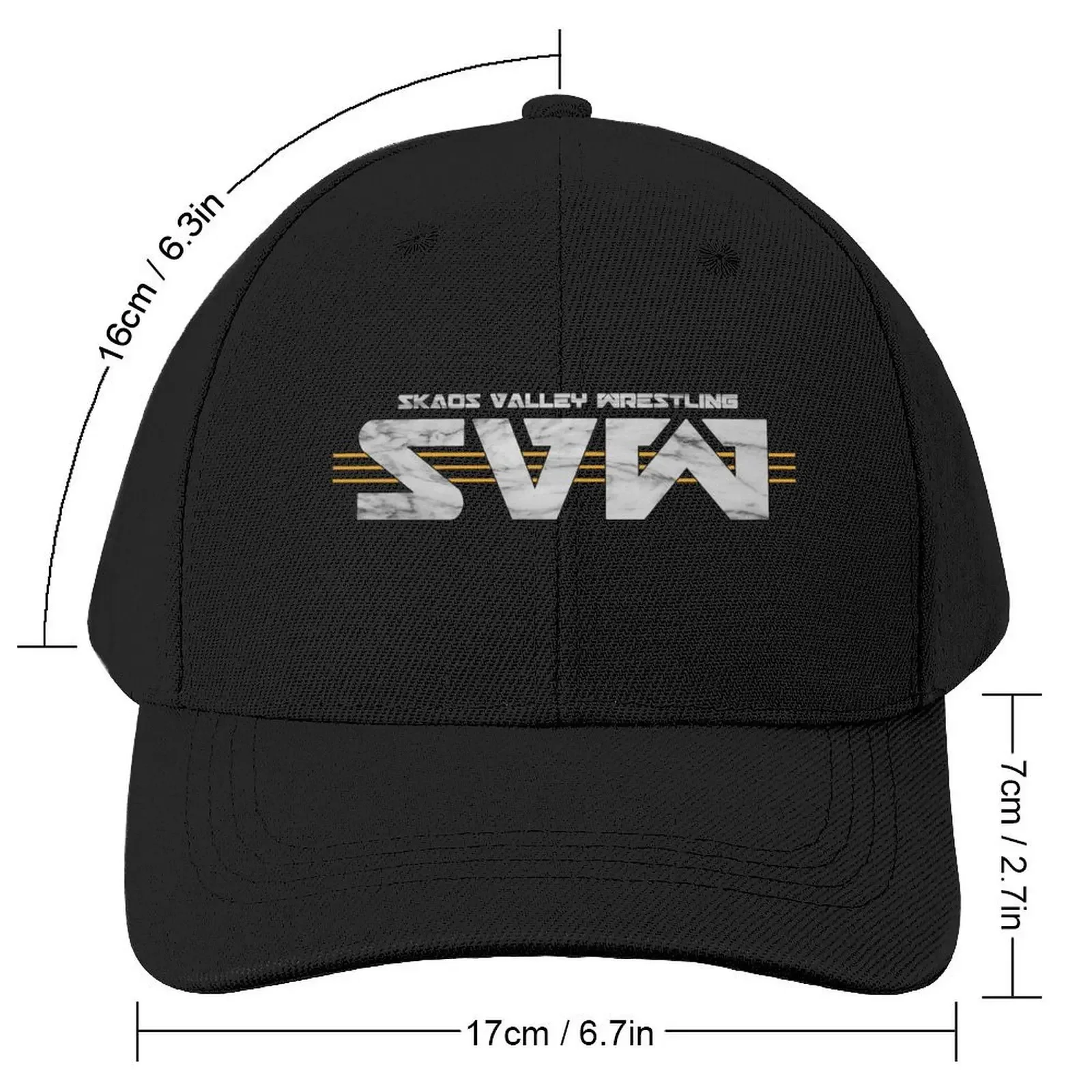 Skaos Valley Wrestling (Grey Alternate) Baseball Cap Luxury Hat New In The Hat Sun Hat For Children Baseball Men Women's