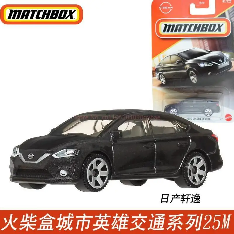 오리지널 재고 25M 매치박스 자동차 1/64 시티 히어로 레인지로버 포드 앵글리아 BMW 차량 모델 장난감 수집용 자동차 소년 생일 선물