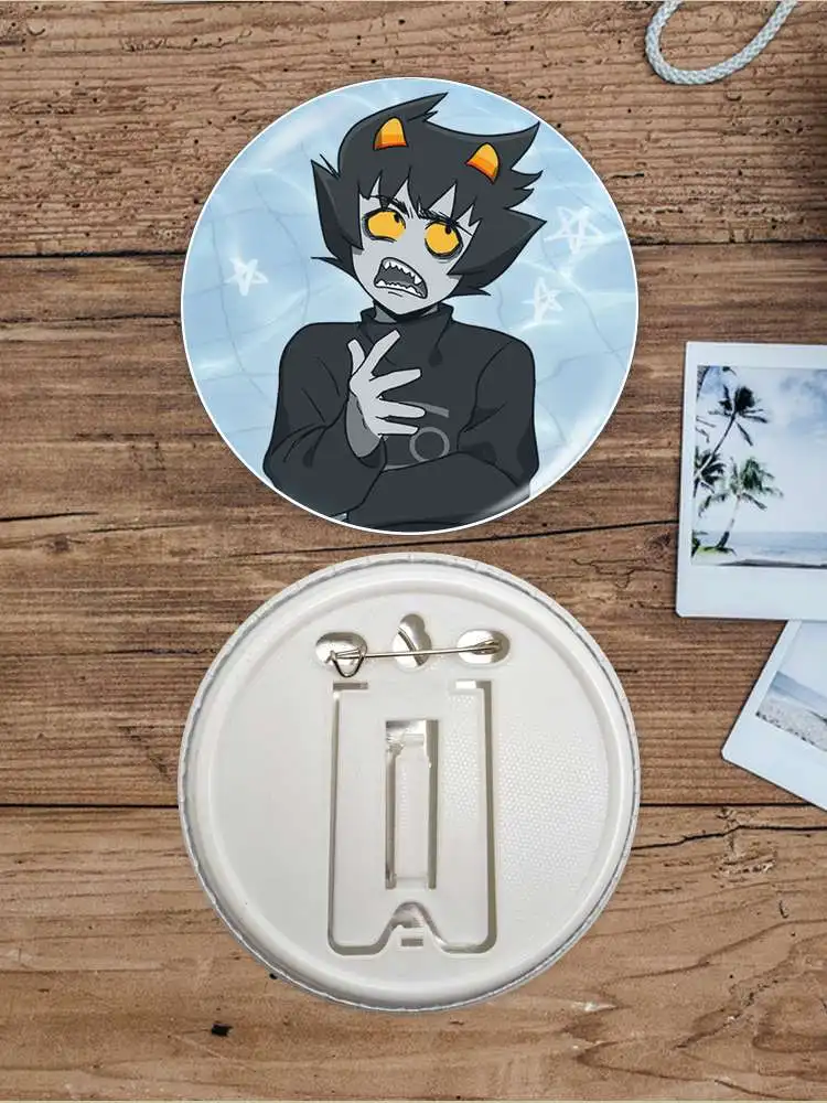 Little Karkat Badge Brooch anchor Peripherals Pin Anime Accessories Lapel Cosplay Pupil Cartoon Peripheral Hat Decoration