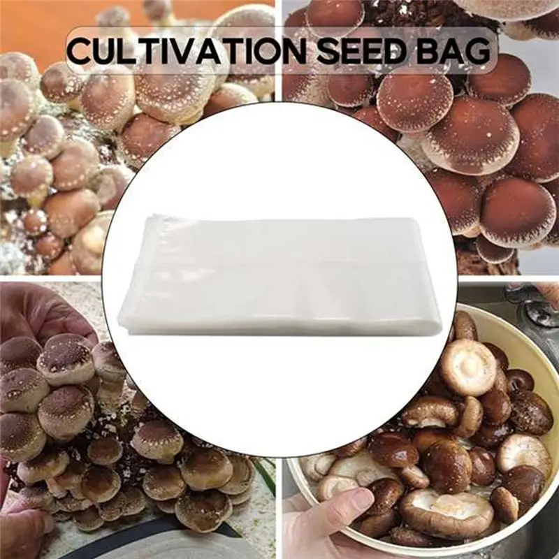 AT63-50 Count Mushroom Bags/Mushroom Growing Bags 2.5 Polypropylene Farm-Mushroom Spawn
