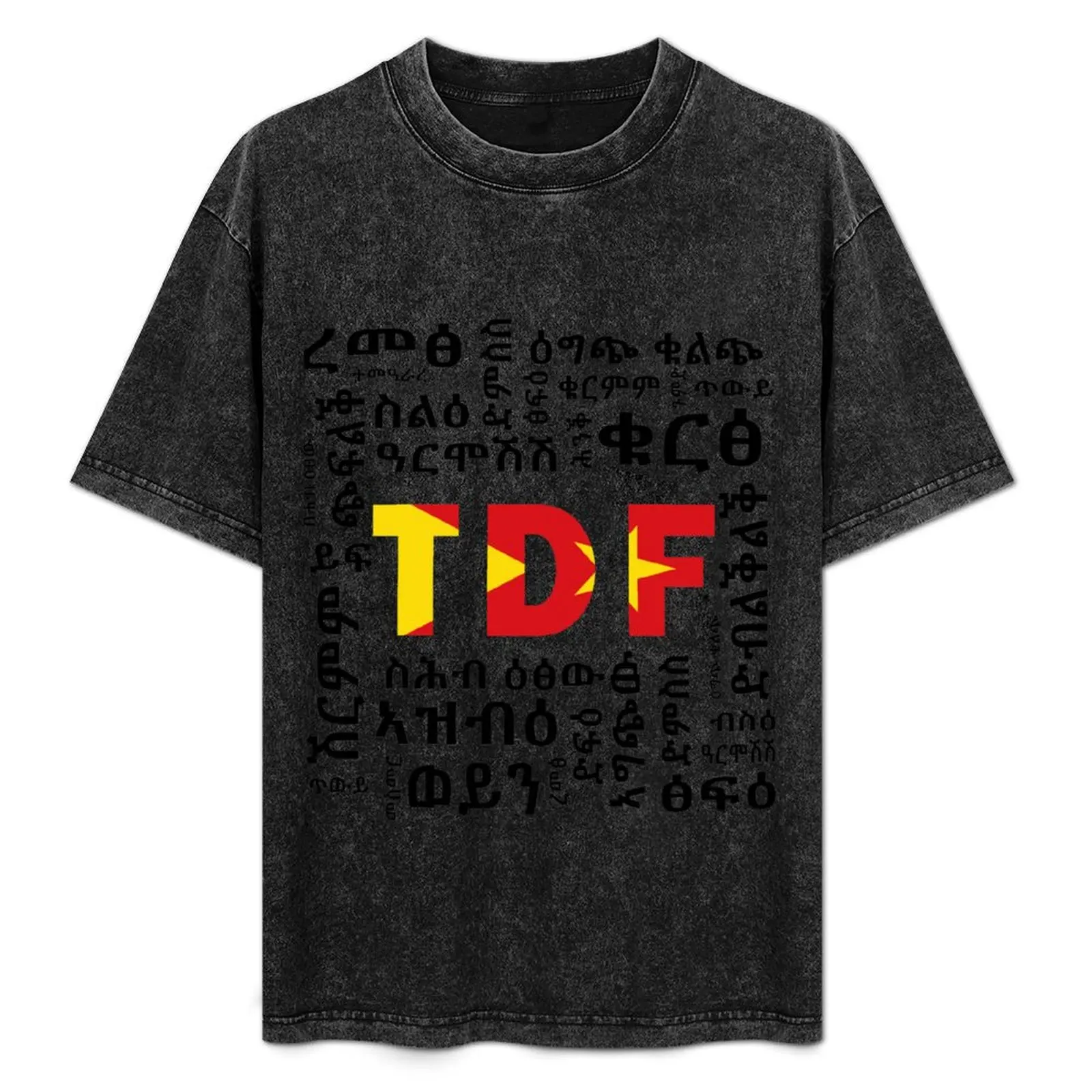 

TDF - Tigray T-Shirt shirts graphic tee rapper graphic tees Short sleeve tee men