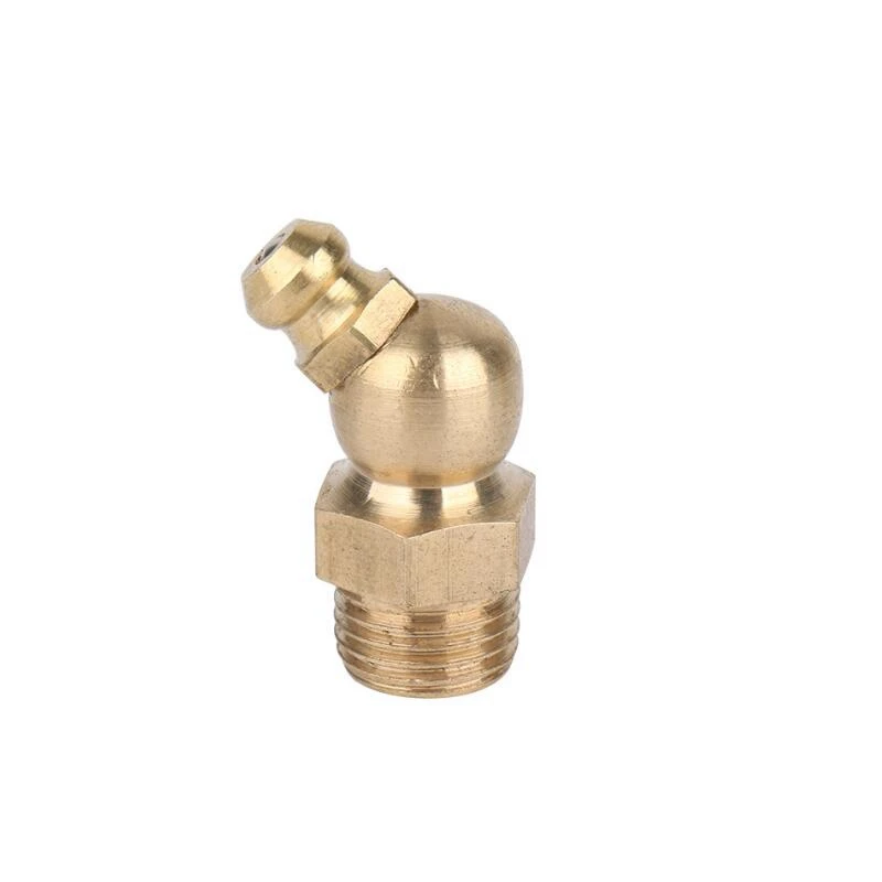 Brass Mỡ Núm Vú Metric Imperial Nam Đề Straight Khuỷu Tay Loại Dầu Zerk Phù Hợp Cho Dầu Mỡ Súng