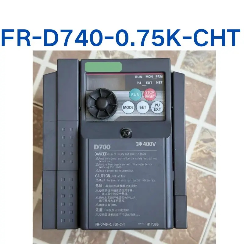 

Second hand Frequency converter FR-D740-0.75K-CHT test OK, fast delivery