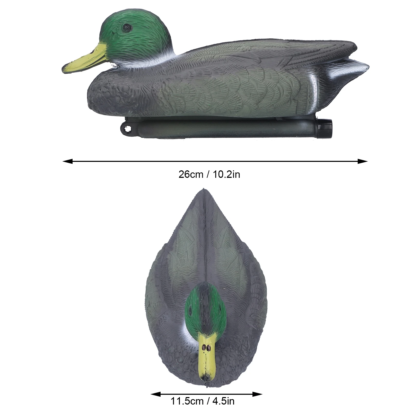 العائمة بطة شرك محاكاة الصيد بطة حديقة بركة ساحة بحيرة الديكور 26x11.5 سنتيمتر