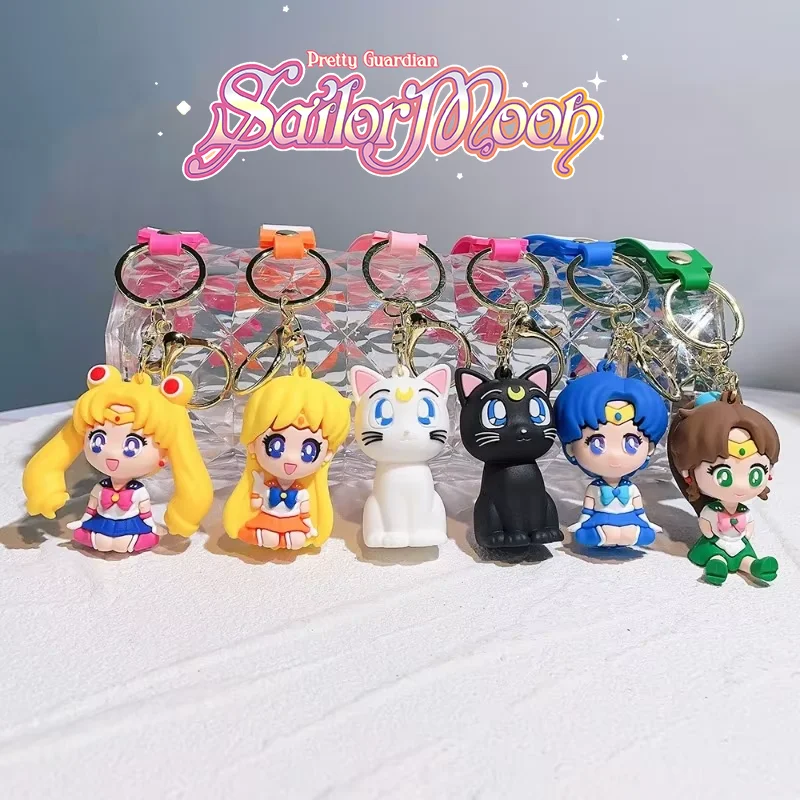 Llavero de Sailor Moon, Lindo y Moderno, Decoración para Bolsos, Accesorio de Anime, Kawaii, Regalo, Nuevo