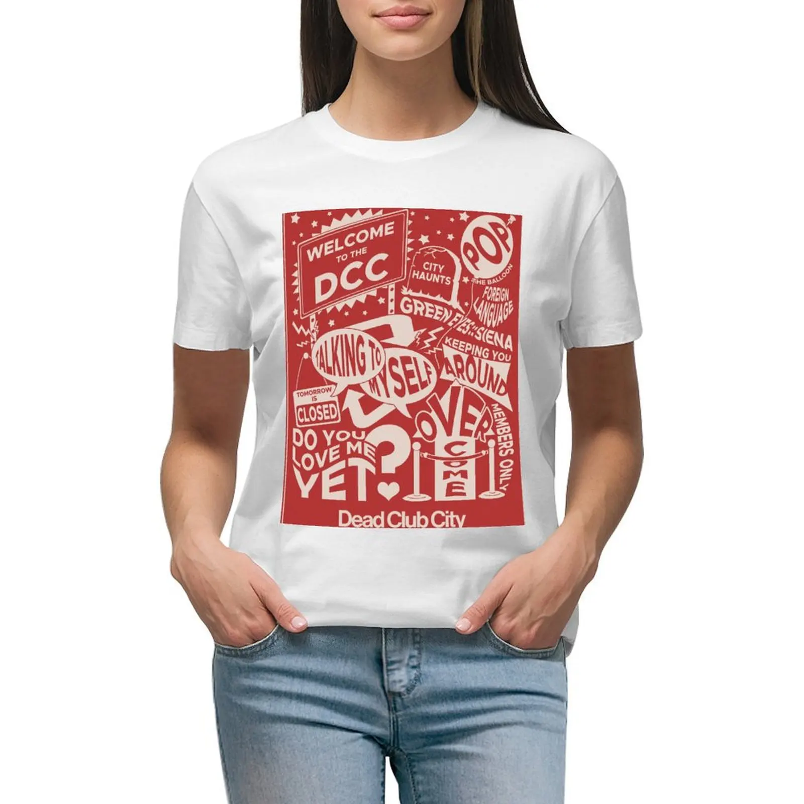 

Dead Club City Poster (Tracklist) - Nothing But Thieves T-shirt aesthetic clothes lady clothes funny t-shirts for Women pack