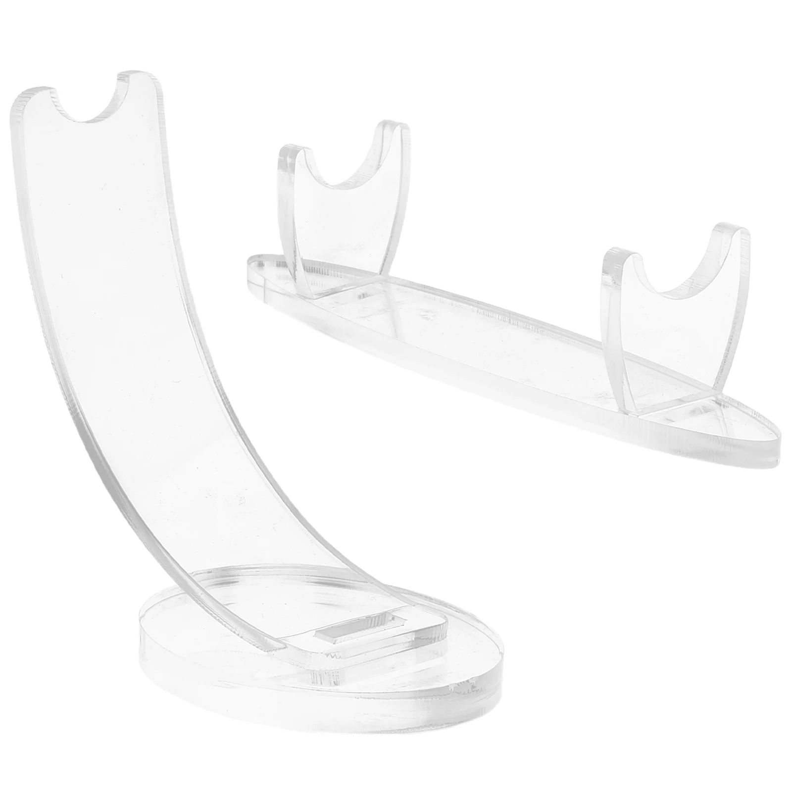 

2Pcs Acrylic Pen Holder Transparent Vertical Pencil Display Stand Fountain Ballpoint Pen Rack Makeup Brush Rack Organizer