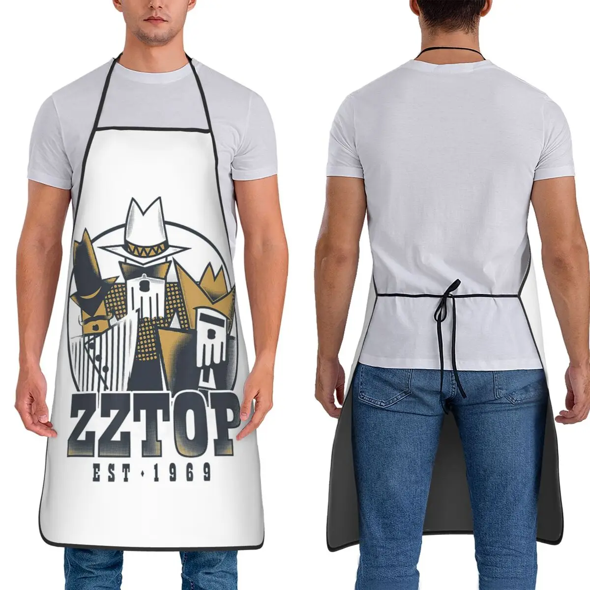 Vintage Legend Hip Hop Alternative 90s Band Music Aprons Chef Cooking Cuisine Tablier Waterproof Bib Kitchen Cleaning Pinafore