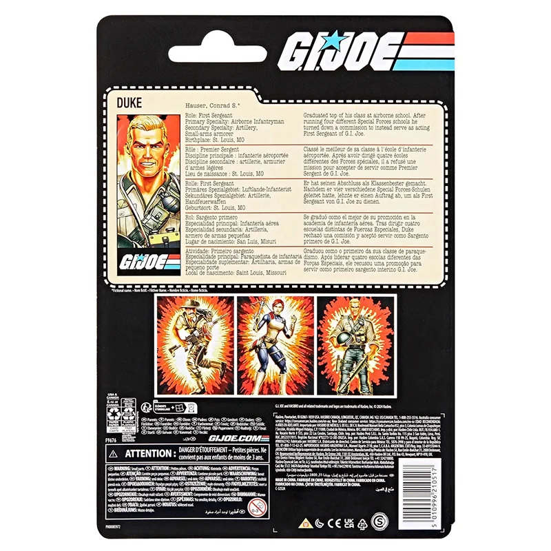 In stock Hasbro Classified Series G.i.joe Duke Retro Cardback 16Cm  Action Figure