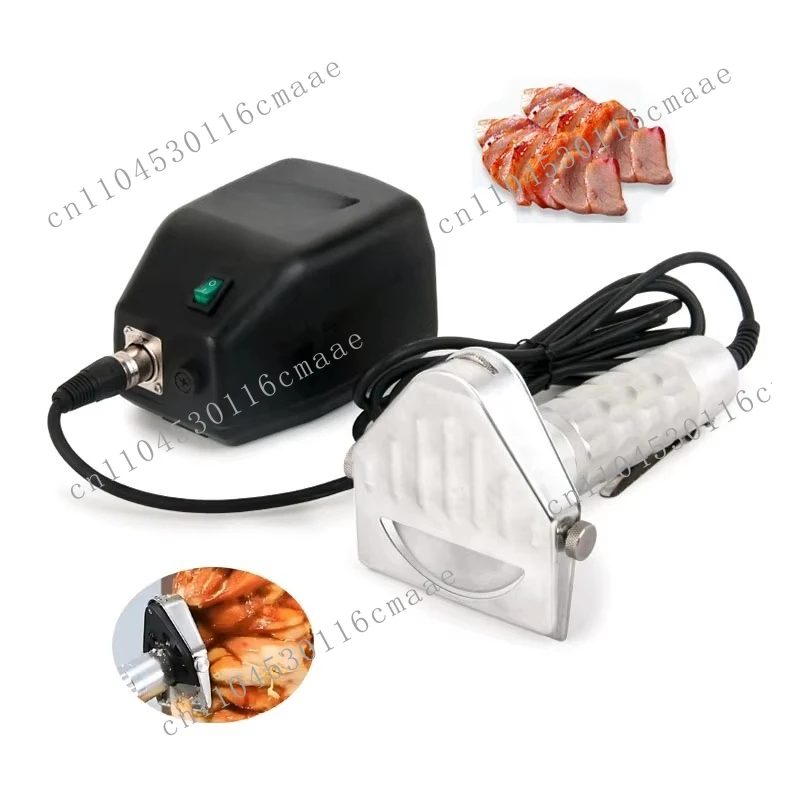 Hotel Restaurant Adjustable Thickness KS80S Straight Kebab Slicer Shawarma Doner Cutter New Kebab Turkey Meat Slicer