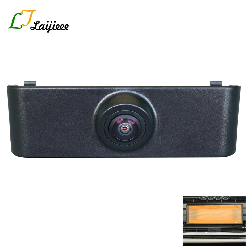 

Car Parking Aid Camera For Audi A4 S4 2013 2014 2015 2016 / Horizontal 155 Degree HD Vehicle Grille Front View Blind Area Camera