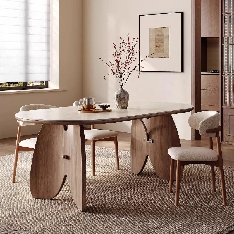 

Wood Chairs Dining Table Conference Restaurant Coffee Children Dining Table Mahjong Living Room Mesas De Jantar Home Furniture