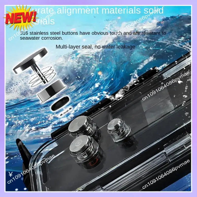 T24C Stabilizer Waterproof Case For Pocket3 Waterproof Case For DJI Pocket3 Handheld Stabilizer Protective Case Diving Frame