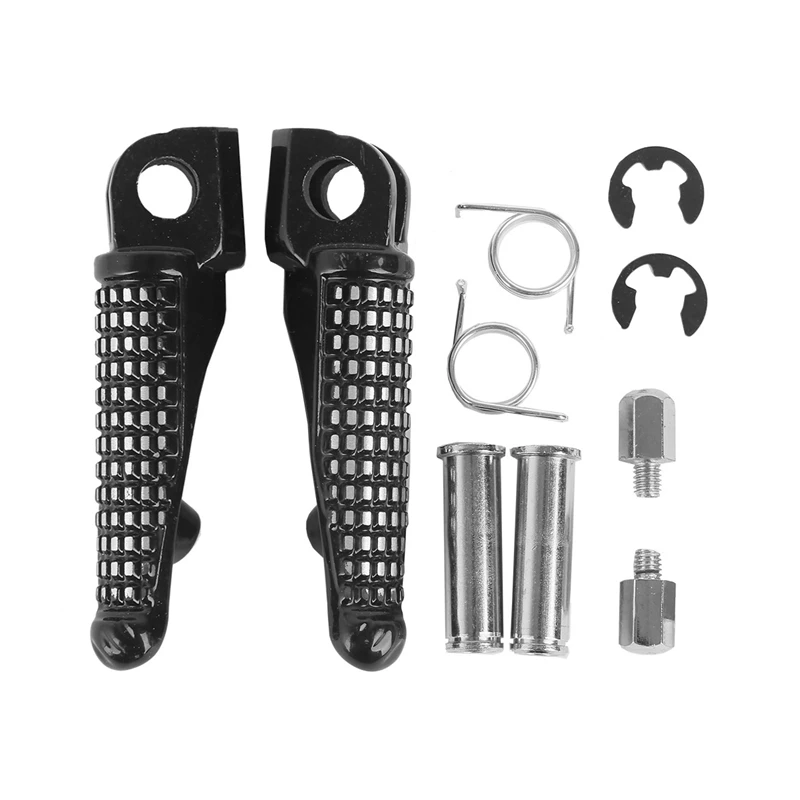 Motorcycle Front Footrest Foot Pegs For Kawasaki ZX6R ZX636 ZX10R ZX9R Z1000 Z800 ZR800 Z H2