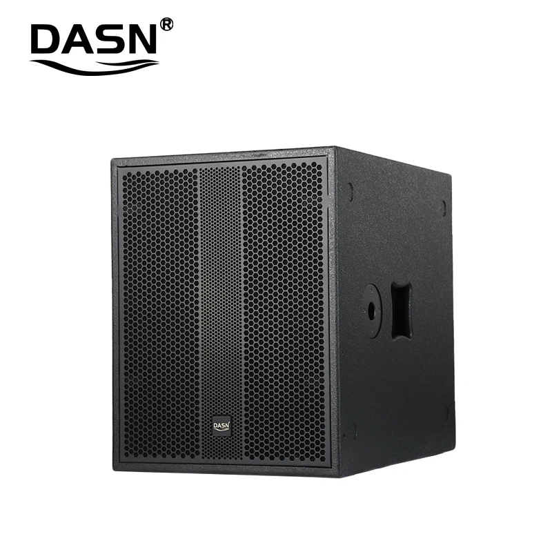 DASN Q15SDA Active 15 Inch 700W RMS Wooden Professional audio subwoofer Speaker Outdoor Concert Sound System for Stage