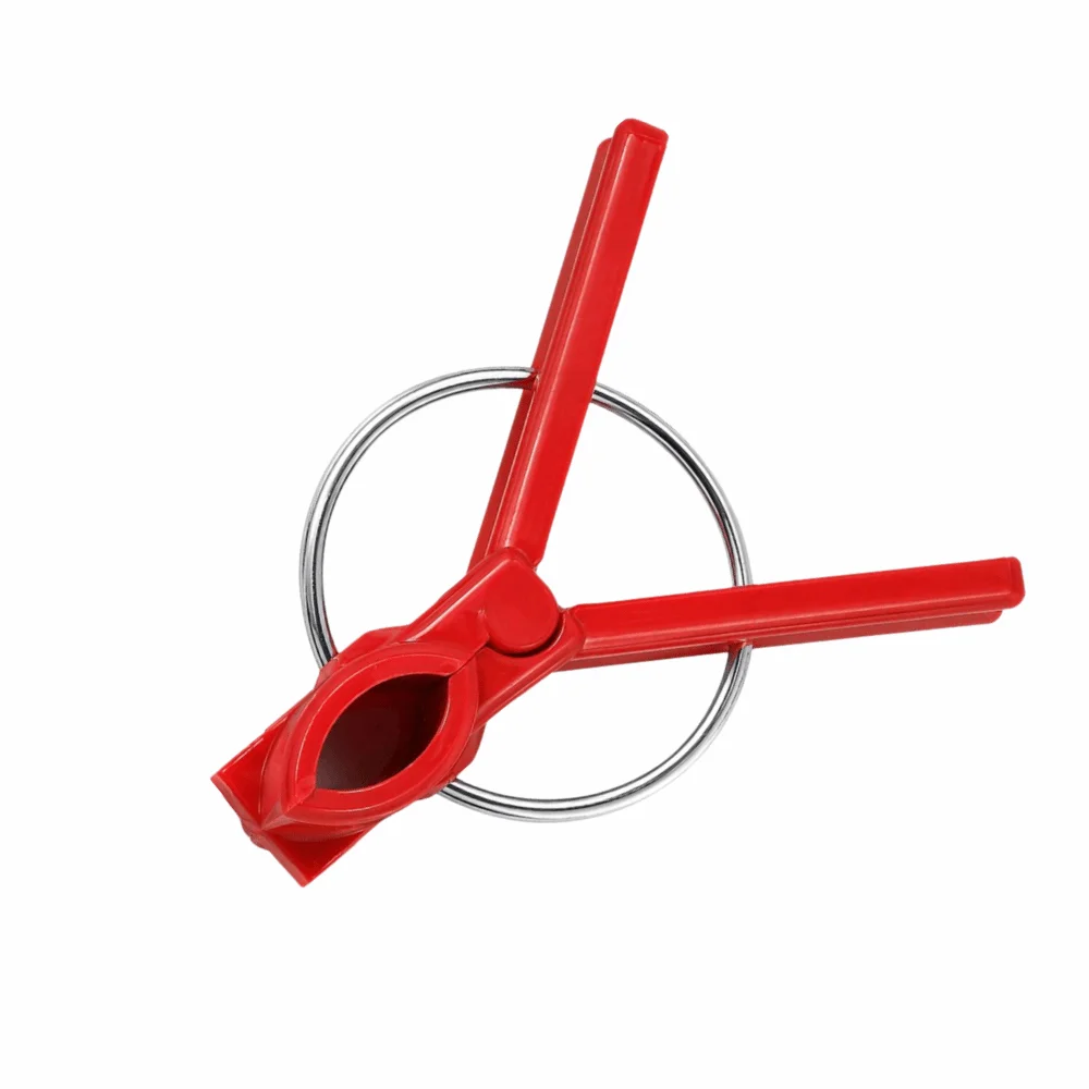 200PCS Universal Plant Grafting Clips Red Plastic Garden Clamps Fixing Connects Curved Mouth Compact Vegetable Vine Tool