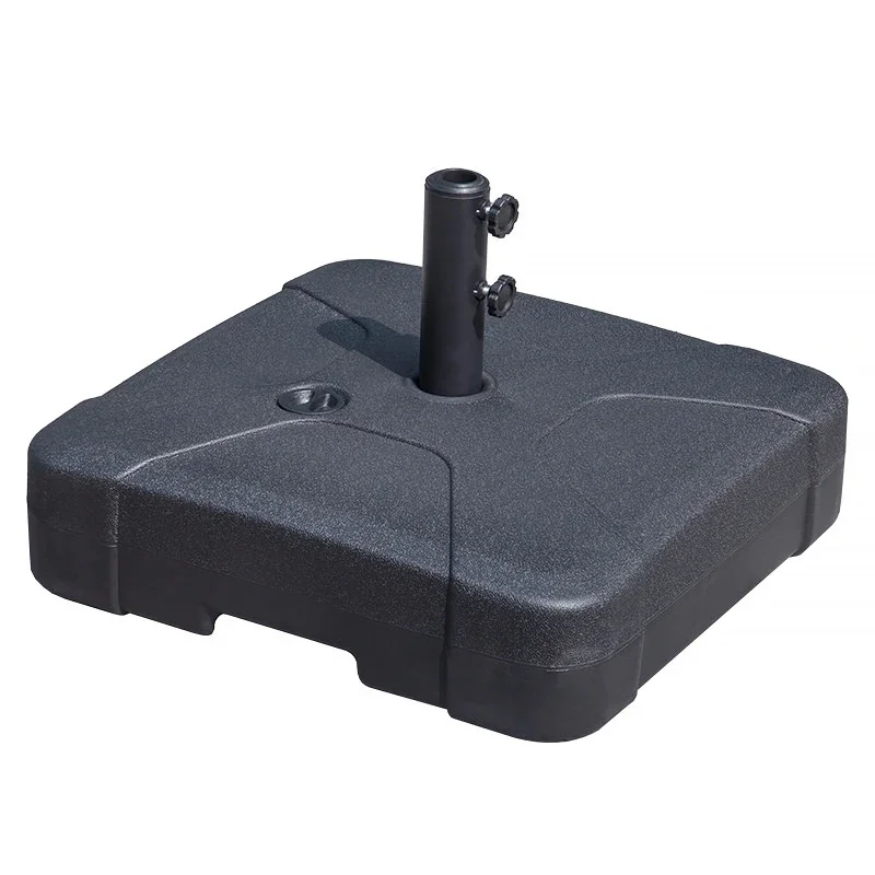 Round water injection base, stand umbrella rod 38/48 rod, universal umbrella base
