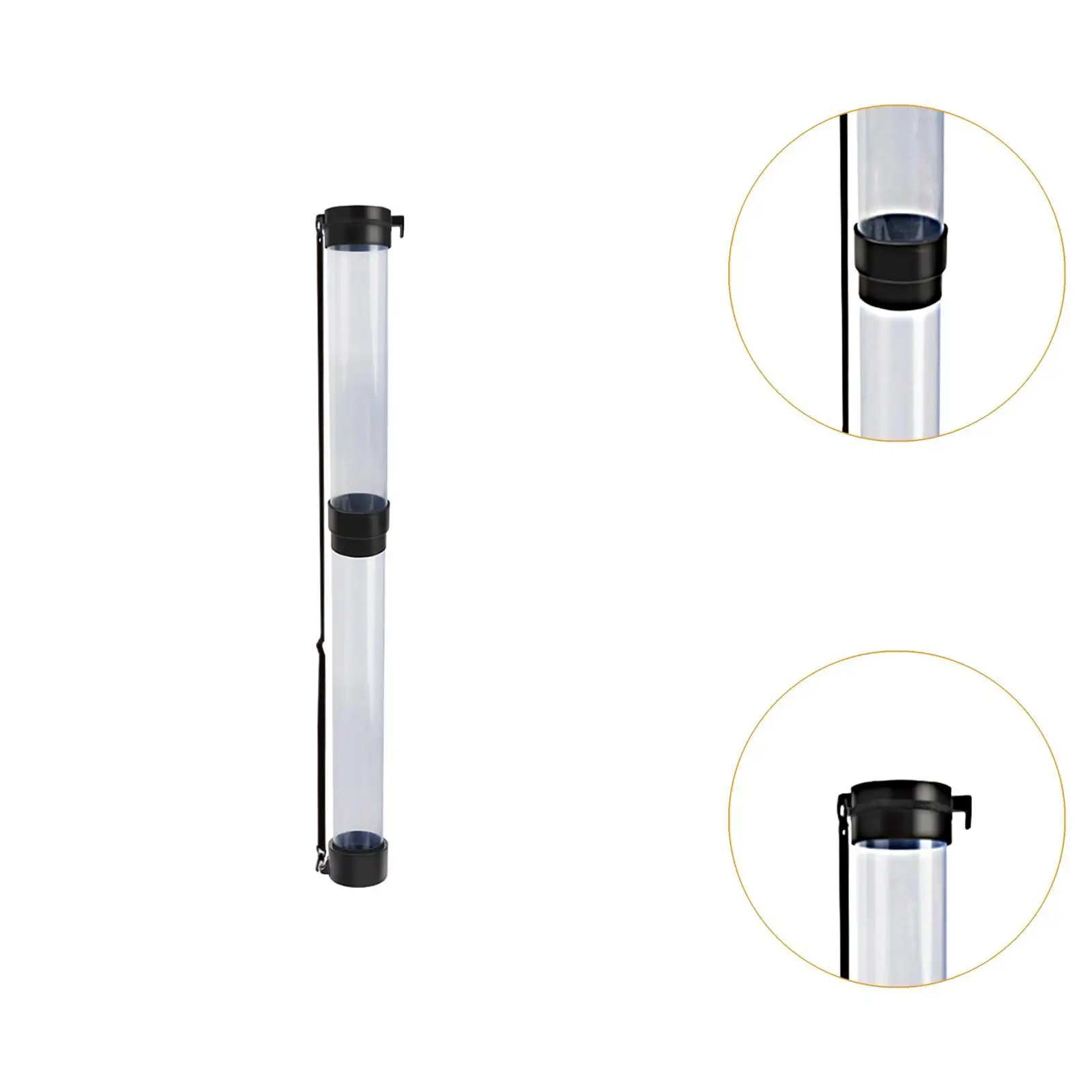 Acrylic Tennis Ball Pickup Tube Versatile Pickleball Ball Collector Device for Outdoor Activities Training