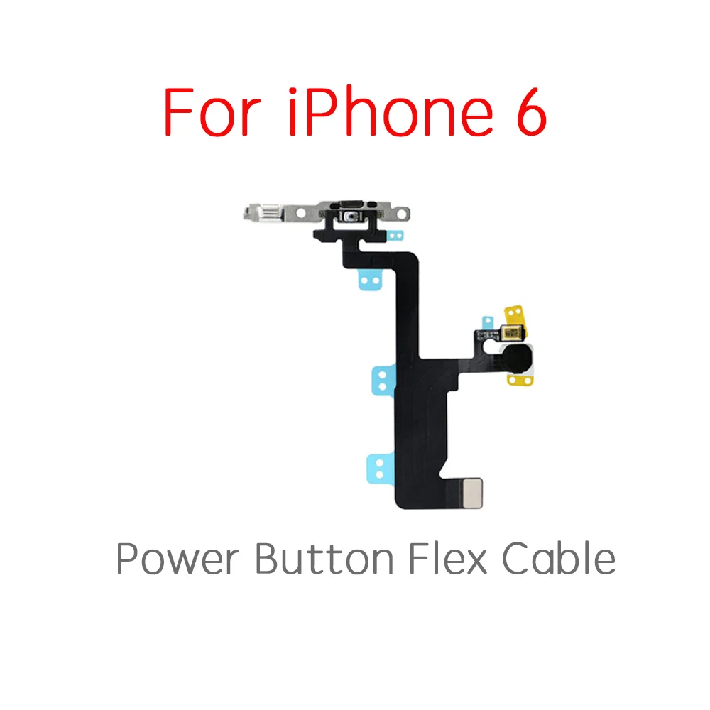 Power ON/Off Mute And Volume Control Button Switch Connector Shock Flex Cable  For iPhone 6 6Plus 6S 6sPlus