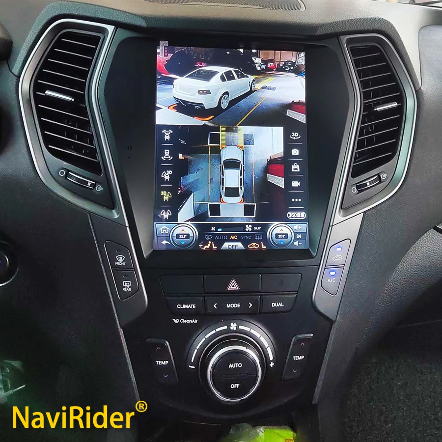 Android 14 Samochodowe radio stereo Multimedialny odtwarzacz wideo dla Hyundai Santa Fe 3 Grand IX45 2012-2017 Nawigacja GPS 4G Carplay DSP