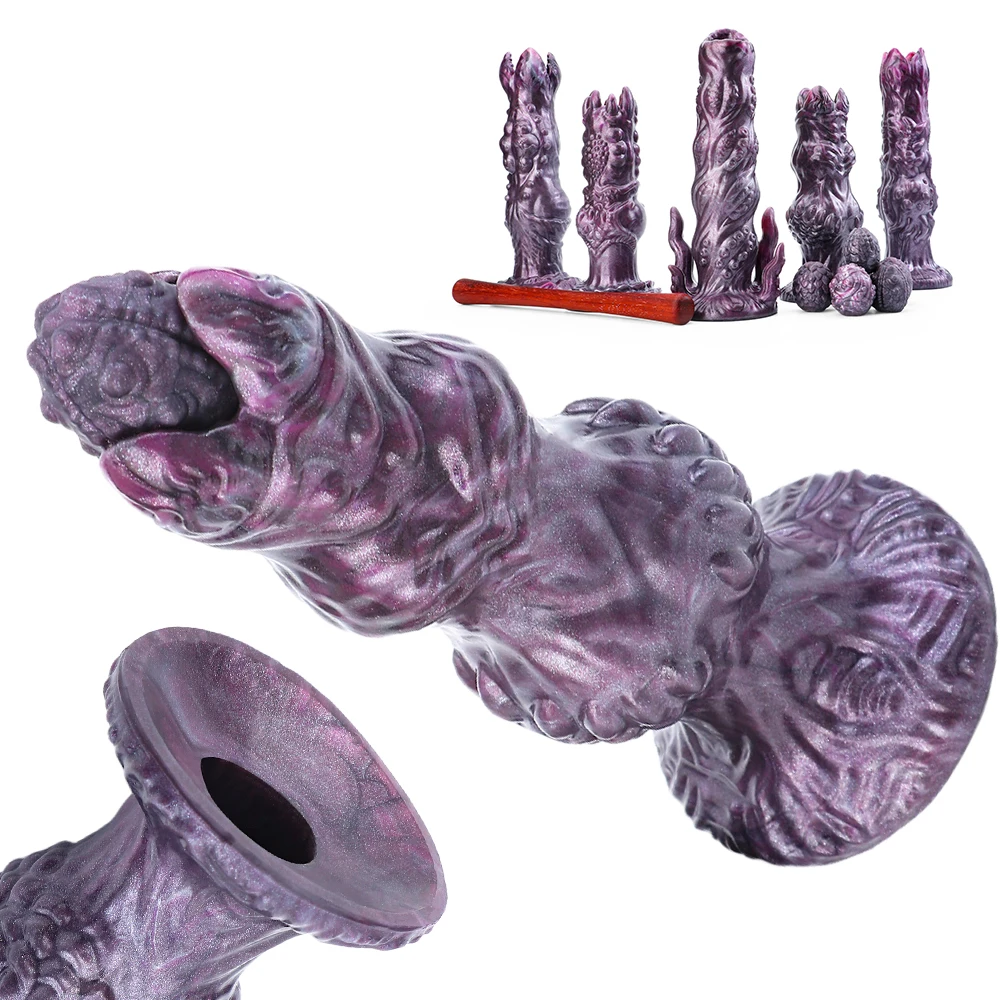 SXM Ovipositor Toy Buttplug Manual Lay Eggs Silicone Knot Dildo Vagina Prostate Stimulation Sex Toys For Women Men Masturbator