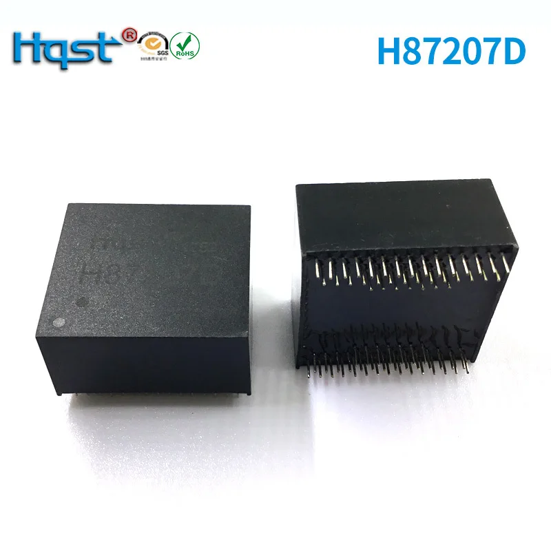 H87207d Direct Plug 72pin Gigabit Network Transformer Factory Direct Supply Autocoupling Double Ring Isolation Filter