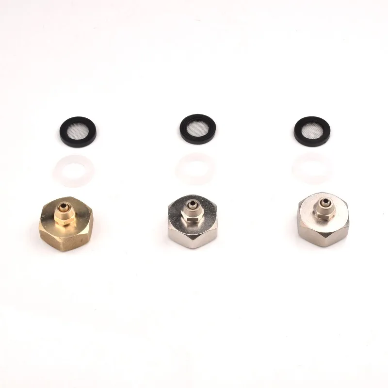 Low Pressure Quick Connect Garden Hose Fitting, Brass 3/4 GHT Connector, Euro & US Standard 6/8 Inch