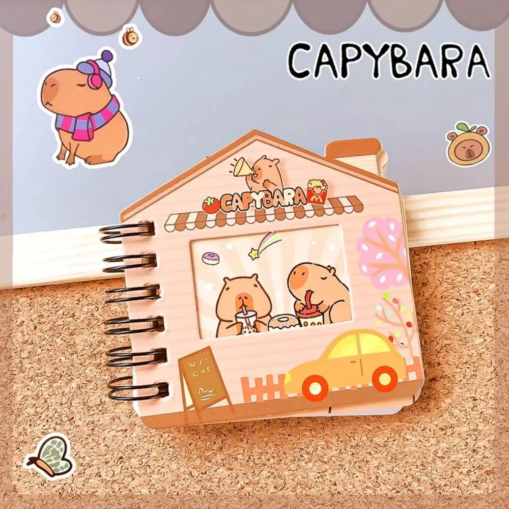 

Weekly Planner Cute Capybara Notebook Kawaii Aesthetic Color Page Diary Notepad Loose Leaf Mini Writing Pad Gift