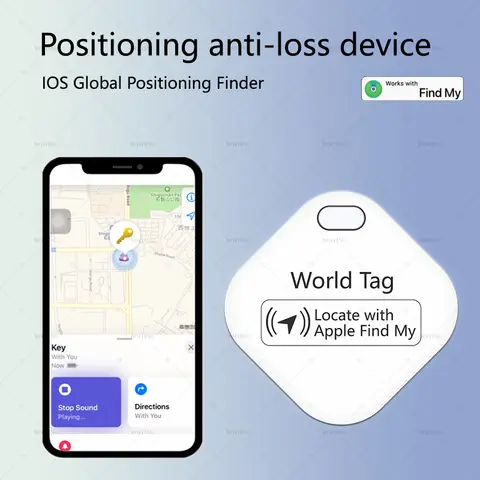 애플 스마트 로케이터 고양이 분실 방지 GPS 추적 파인더, 강아지 블루투스 태그, 어린이 가방 지갑 키, 내 찾기, 애완 동물 추적기