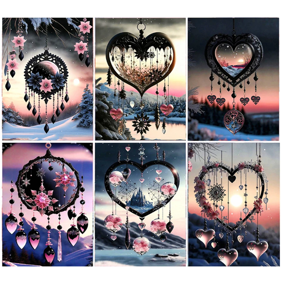 

Набор для алмазной вышивки «Ловец снов», мозаика 5D «сделай сам» с цифрами, полная картина для украшения гостиной