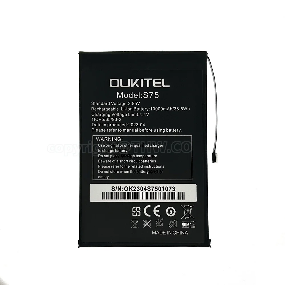 Batería de repuesto 100% Original para OUKITEL WP6, 10000mAh, alta capacidad, calidad, regalo, código de seguimiento