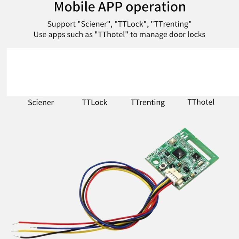 4.5-10V BLE5.0 Smart Switch Electronic Lock Module for TTLOCK APP Work with Gateway G2 for / Home-ABAM