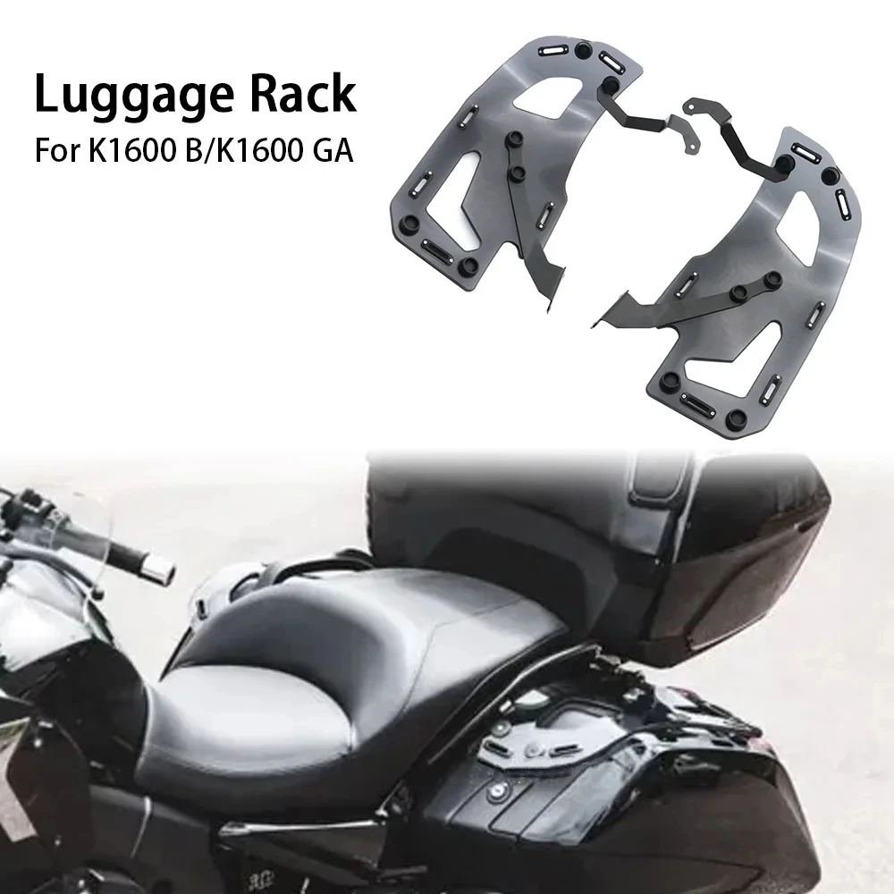 

Motorcycle Accessories Additional Luggage Rack On Side Panniers Pair Smoke Gray K1600 BAGGE For BMW K1600 Grand America 2017-UP