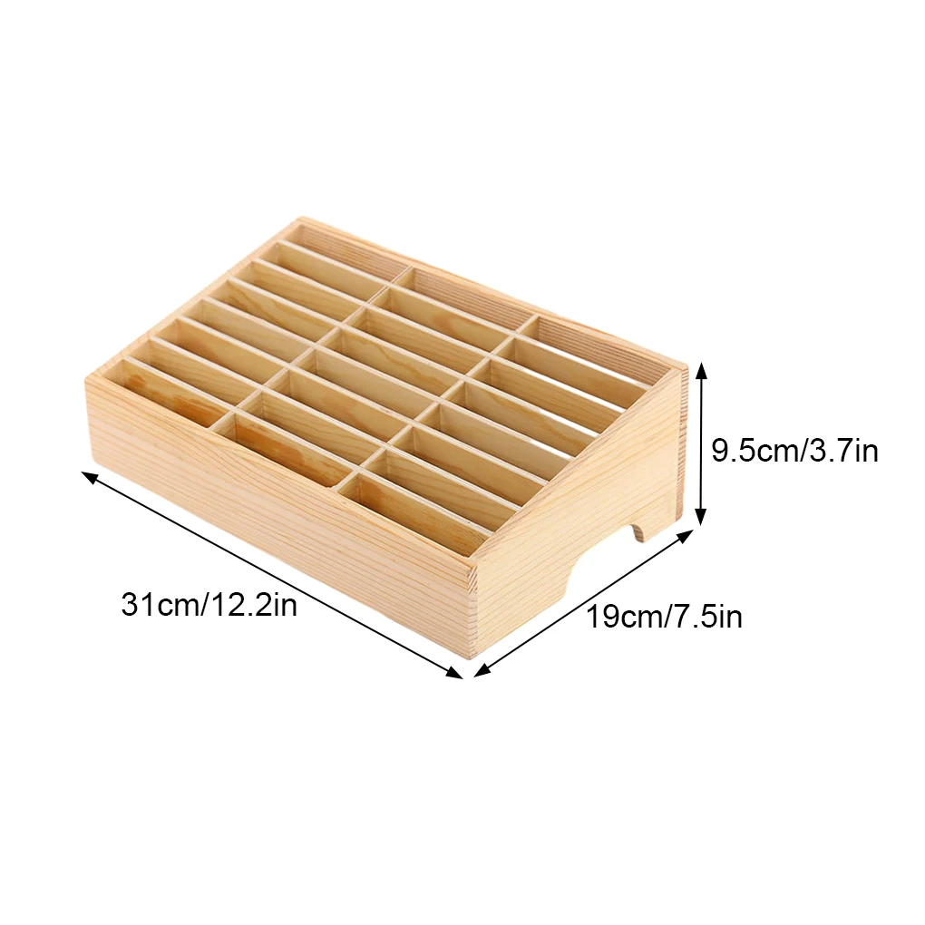 Mobile Phone Storage Box - Clear Texture Light And Convenient Large Capacity Stable And Thick Easy To Take Organizer 12 squares