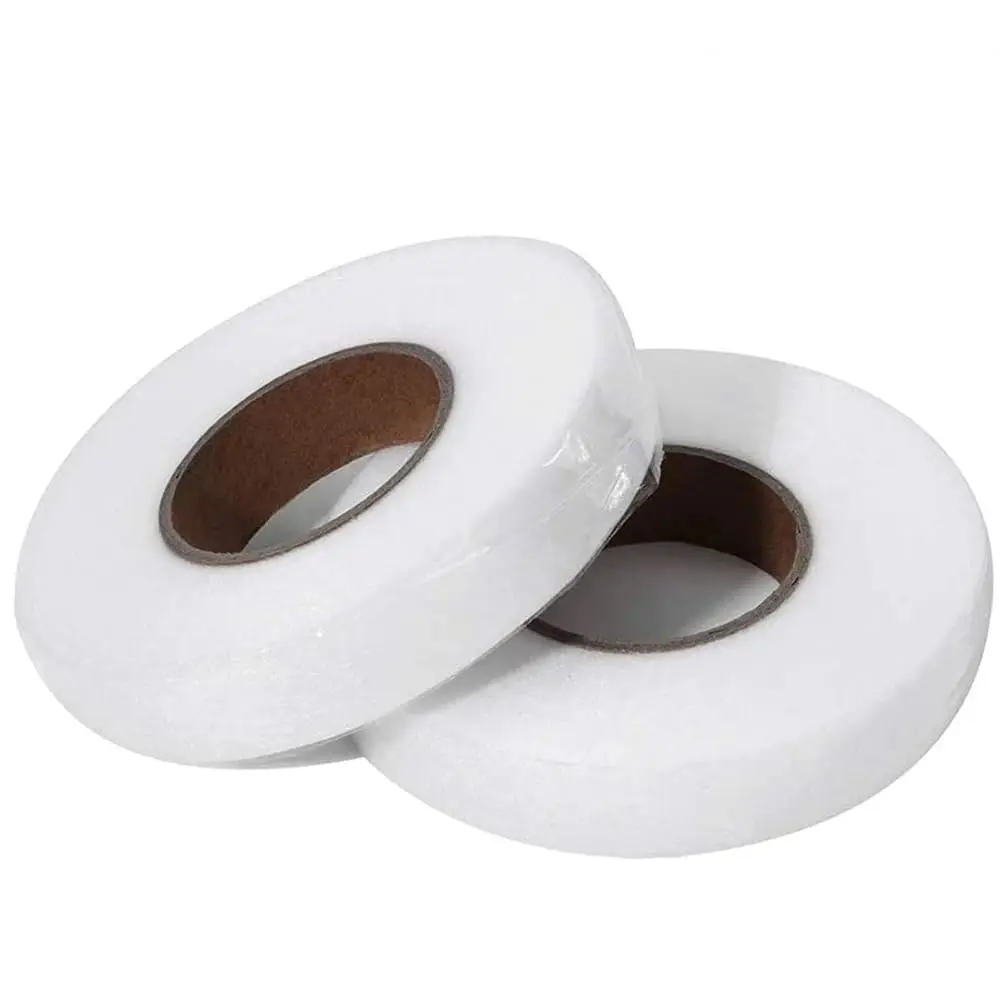 

1 шт., 100 м, железная лента для подшивки, швейные инструменты, лента для предотвращения ткани, двухсторонняя плавкая клейкая лента для одежды, джинсов, брюк