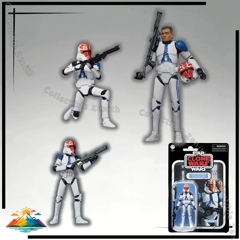 【スポット商品】ハスブロ-スターウォーズ-ザ-ヴィンテージコレクション-332nd-アソーカ-クローン・トルーパー-フェーズ2-アーマー-1-18-可動アクションフィギュア