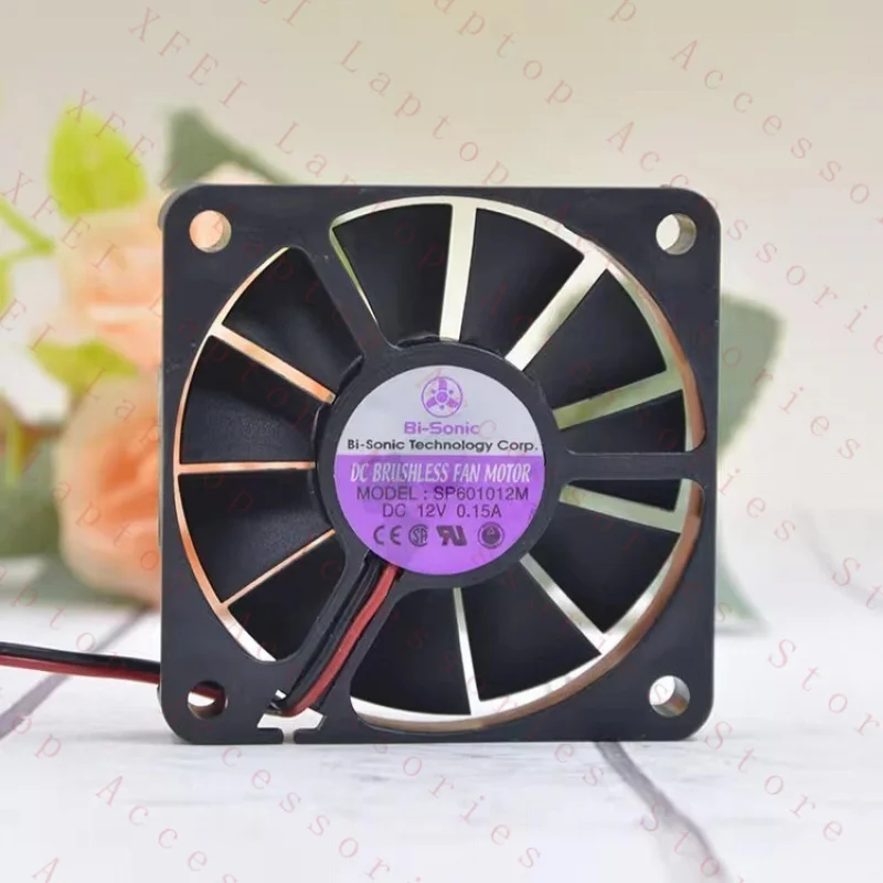 

C SP601012M 12V 0.15A 6010 6CM 2-Wire Cooling Fan