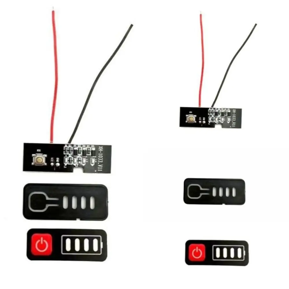 21V Battery Capacity Indicator Module Lithium Battery Pack Four Light Display Power Display Module Power LED Display Replacement