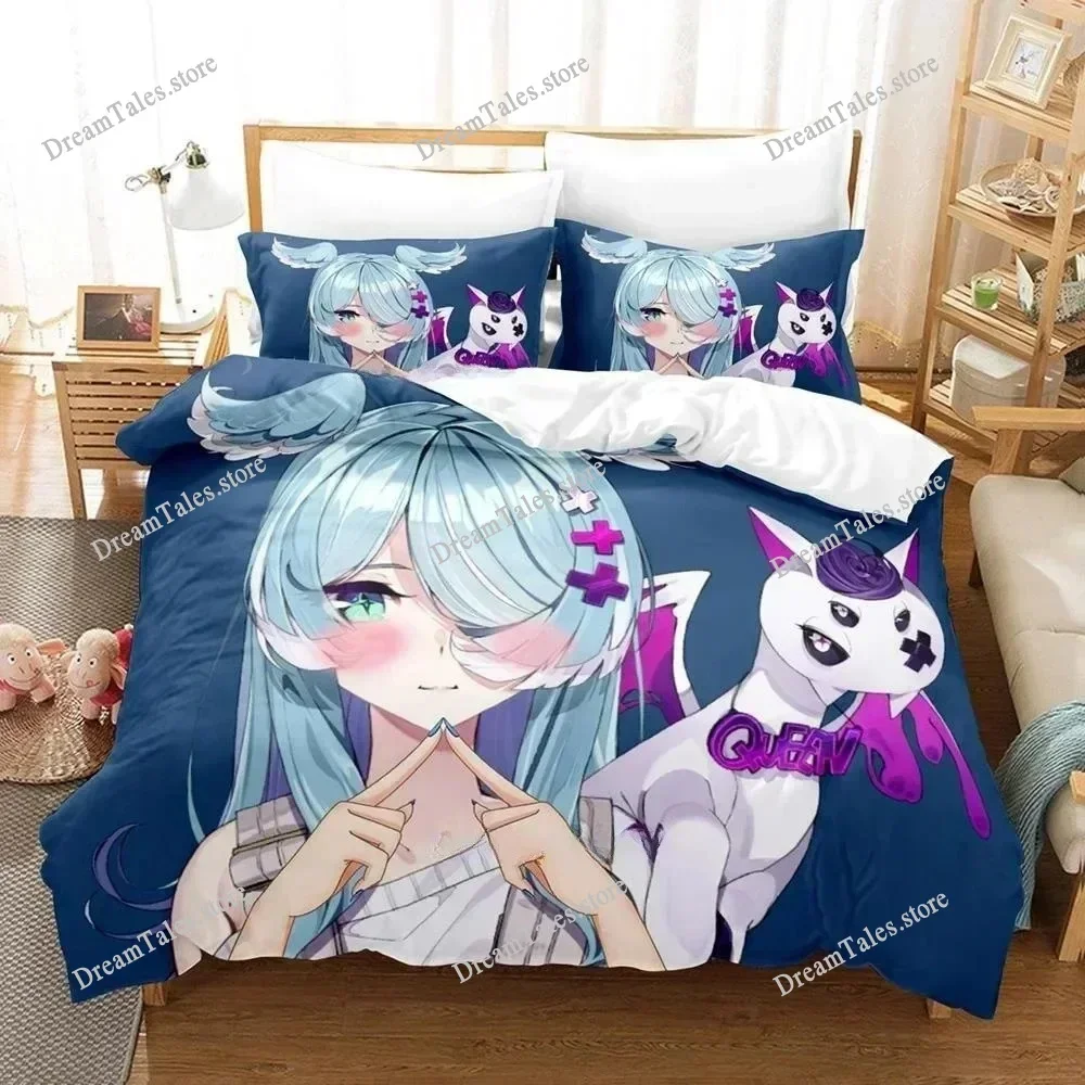3D Print Anime Kawaii Girl Elira Pendora Bedding Set Single Twin Full Queen King Size Bed Set Adult Kid Bedroom Duvet Cover Sets