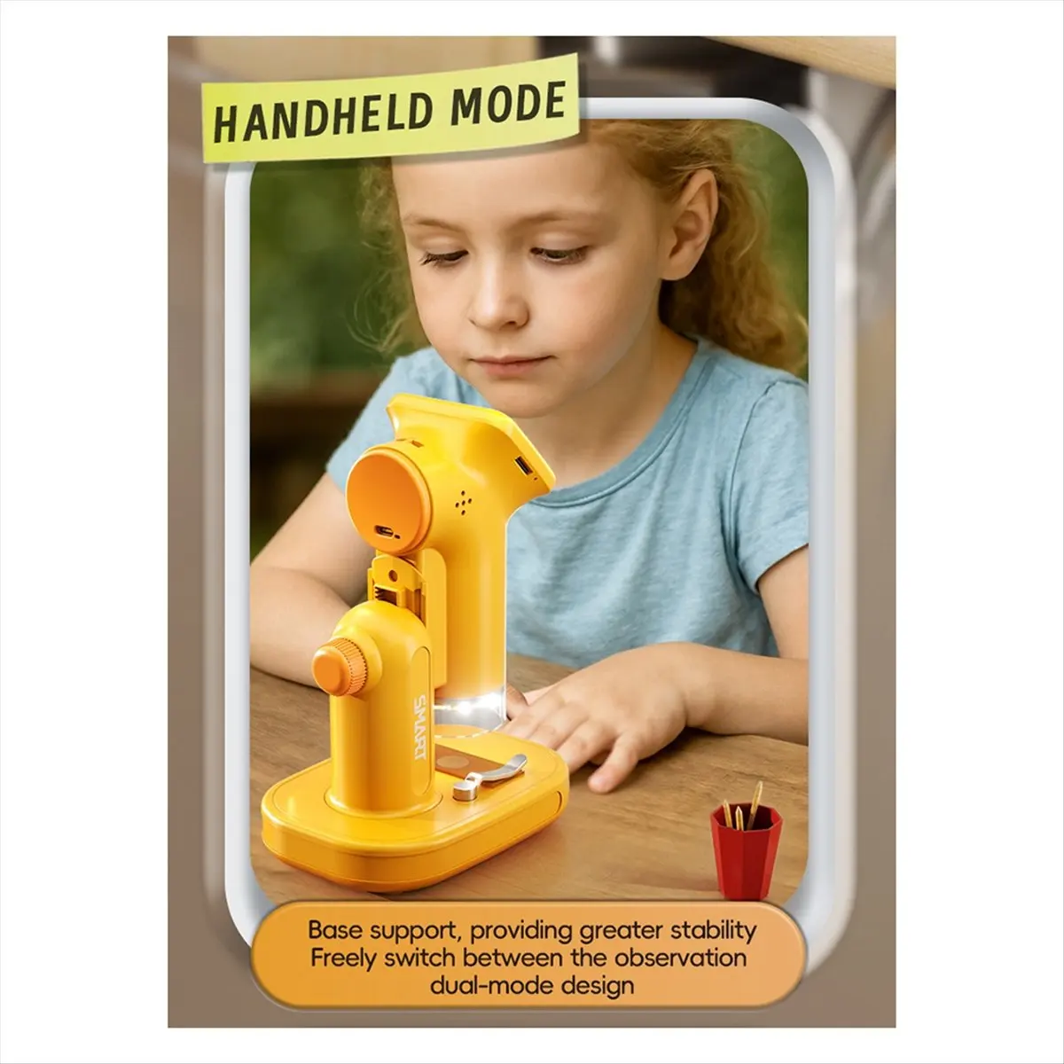 DT81 1600X Handheld Microscope 2 Inch Screen Children Magnifier Lens Mini Portable Electronic Microscopes Support Cam Photos