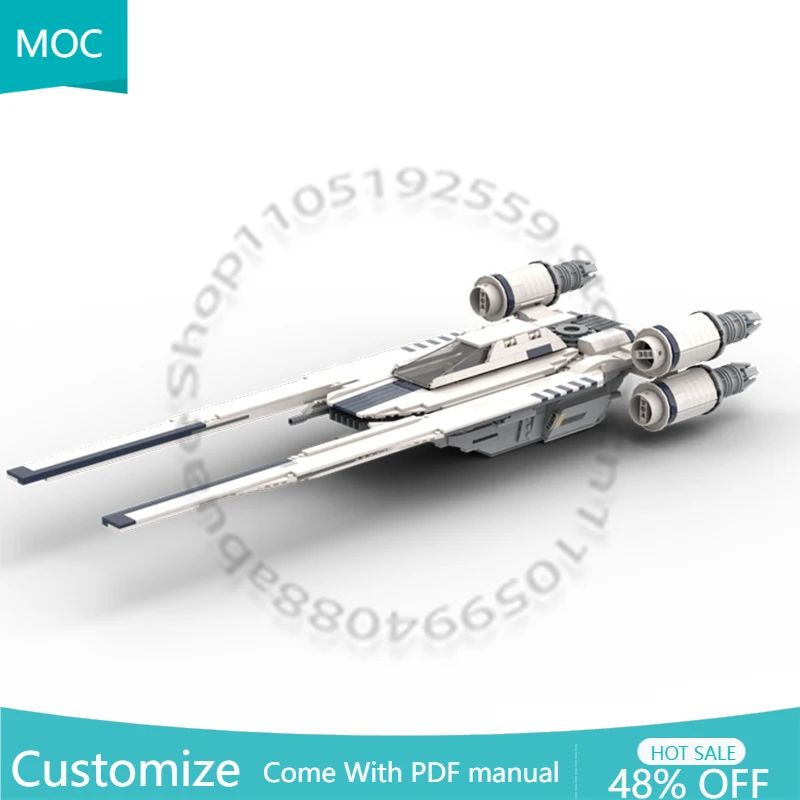 

Конструктор «Космическая война» Uwing от papaglop, 1625 деталей, MOC, модульная сборка, креативный дизайн, игрушка-конструктор, подарок на Рождество