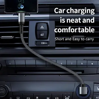 Krátký rychlonabíjecí kabel, kabel USB A na USB typu C pro nabíjecí stanici kompatibilní s iPhone 17, Samsung Galaxy S24 Note 9 6 nejlepší prodej Krátký kabel USB typu C - №6