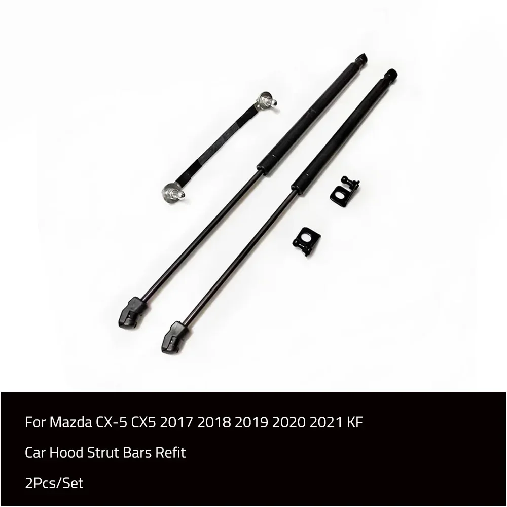 For Mazda CX-5 CX5 2017 2018 2019 2020 KF Car Refit Bonnet Hood Supporting Rod Strut Bars Lift Spring Shock Bracket  Styling