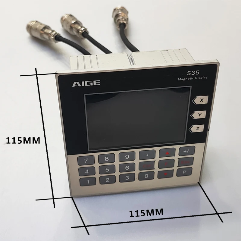 High Quality Mini 3 Axis LCD DRO Magnetic Linear Displacement Scale Sensor CNC Encoder Woodworking Machine Lathe