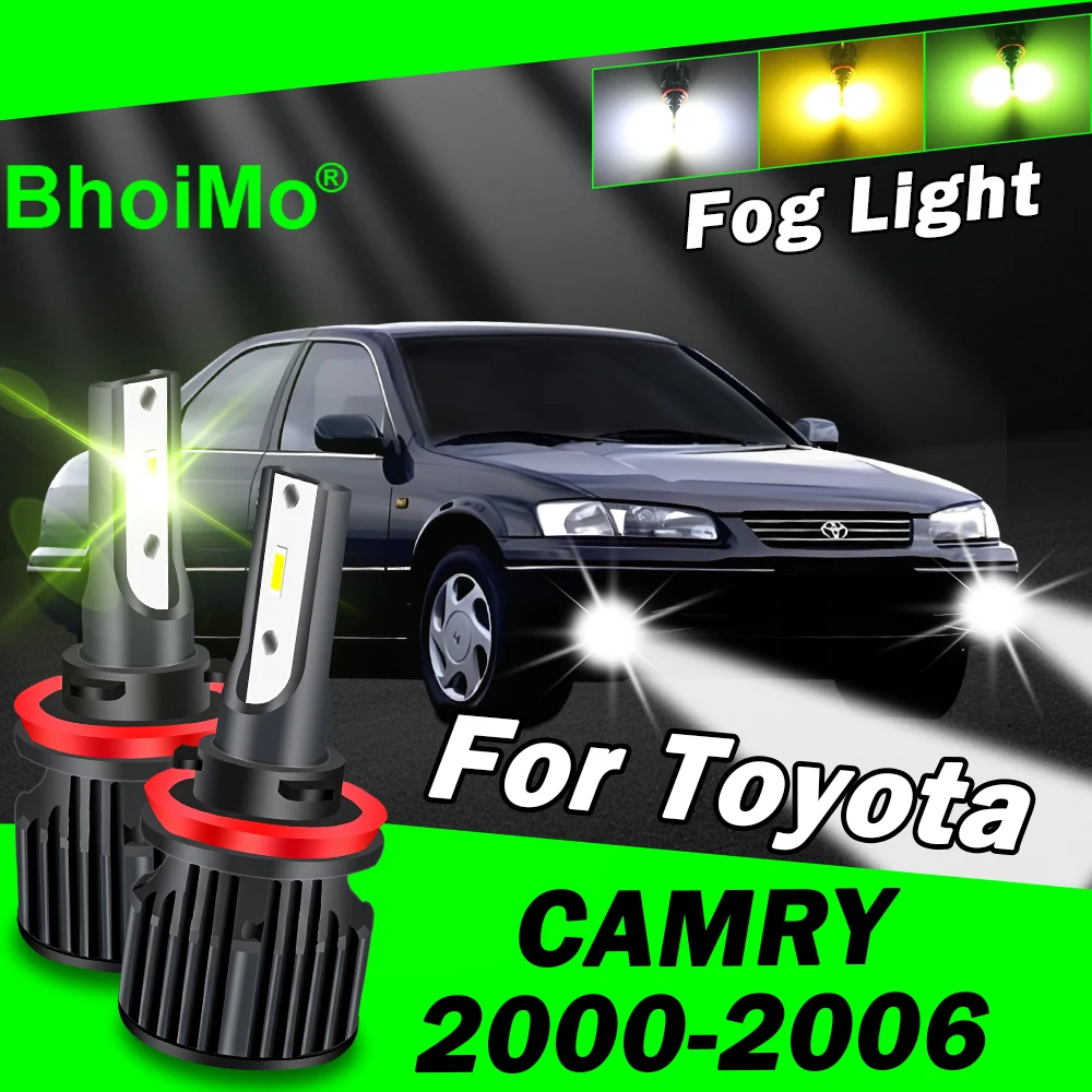 

BhoiMo Front Fog Light Lamp For Toyota Camry 2000 - 2006 2001 2002 2003 2004 2005 Led Bulb