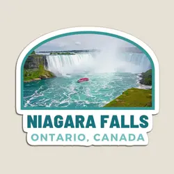 Niagara Falls Ontario Canada Design 2 Magnet Baby Colorful Refrigerator Kids Toy Decor Funny Children Cute Home Holder